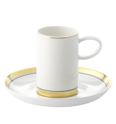 Vista Alegre Domo Gold Coffee Cup &amp; Saucer, MPN: 21100871,