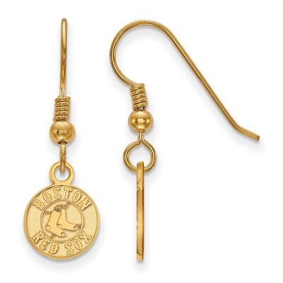 Boston Red Sox x-Small Dangle Earring Wire Gold-plated Silver GP006RSO, MPN: GP006RSO, 886774903507