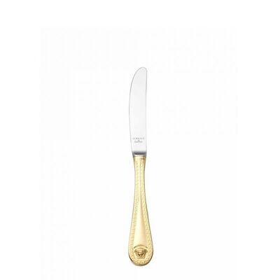 Versace Medusa Flatware Table Knife 8 2/3 inch - Gold-Plated, MPN: 19300-120930-70003, 790955126763