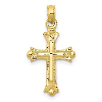 Budded Cross Charm 10k Gold 10C3827, MPN: 10C3827,