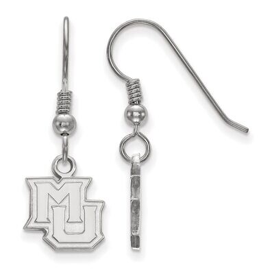 Marquette University Extra Small Dangle Earring Wire Sterling Silver SS017MAR, MPN: SS017MAR, 88677…