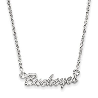 Ohio State University Small Pendant 10k White Gold 1W084OSU, MPN: 1W084OSU, 886774793764