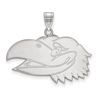 University of Kansas Large Pendant Sterling Silver SS042UKS, MPN: SS042UKS, 886774709055