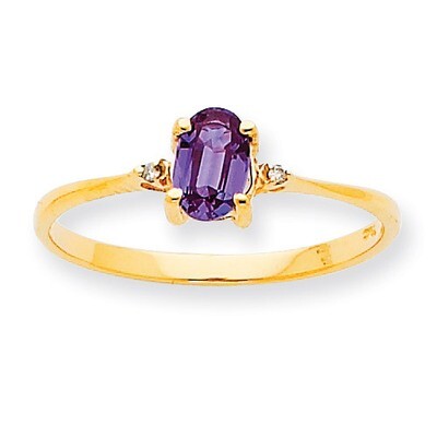 Polished Geniune Diamond &amp; Rhodolite Garnet Birthstone Ring 10k Gold 10XBR207, MPN: 10XBR207, 19110…