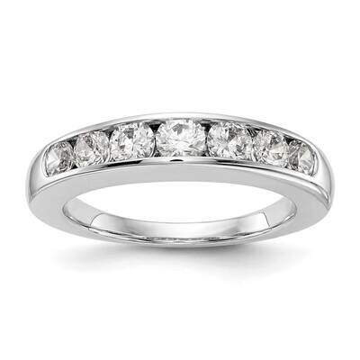 7-Stone Diamond Channel Band 14k White Gold RM3302B-100-WAA, MPN: RM3302B-100-WAA,