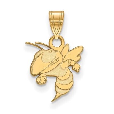 Georgia Institute of Technology Small Pendant 14k Yellow Gold 4Y042GT, MPN: 4Y042GT, 886774881294