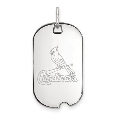 Saint Louis Cardinals Small Dog Tag 10k White Gold 1W025CRD, MPN: 1W025CRD, 886774783888