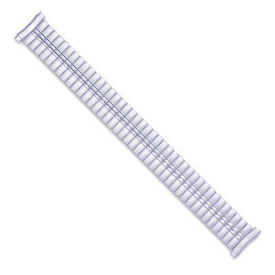 16-20mm Silver-tone DeFlexo Sanded Mirror Expansion Watch Band BA296, MPN: BA296, 886774146287