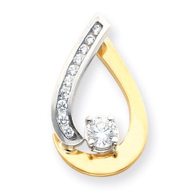 Diamond slide 14k Two-Tone Gold XS895AA, MPN: XS895AA, 883957272597