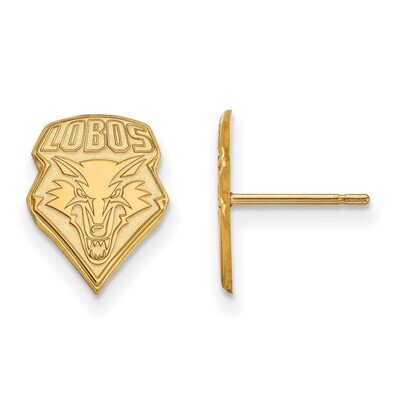 University of New Mexico Small Post Earring 14k Yellow Gold 4Y004UNM, MPN: 4Y004UNM, 886774863405