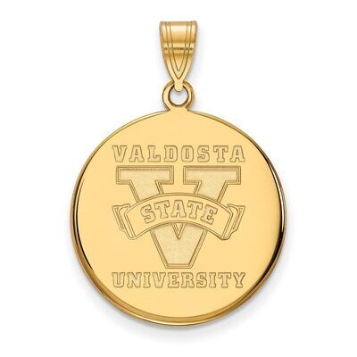 Valdosta State University Large Disc Pendant 10k Yellow Gold 1Y001VSU, MPN: 1Y001VSU, 886774796451