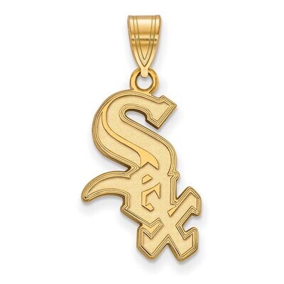 Chicago White Sox Large Pendant 14k Yellow Gold 4Y004WHI, MPN: 4Y004WHI, 886774863702