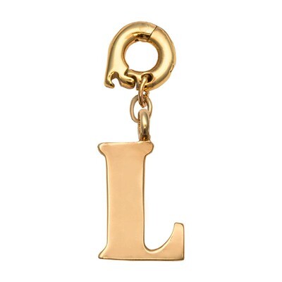 Nikki Lissoni L Charm Gold-Plated D1129GSL, MPN: D1129GSL, 8718819239017