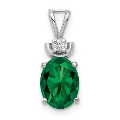 8x6mm Oval Mount St. Helens AA Diamond Pendant 14k White Gold XP1658MS/AA, MPN: XP1658MS/AA, 883957…