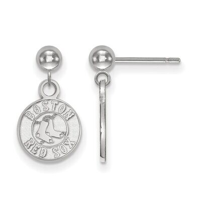 Boston Red Sox Earring Dangle Ball 14k White Gold 4W010RSO, MPN: 4W010RSO, 886774838045