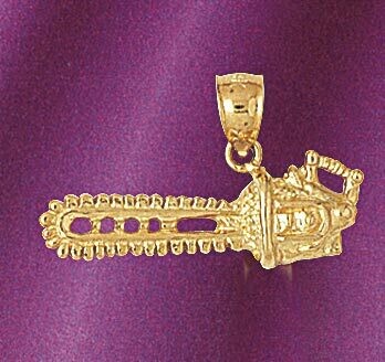 Dazzlers Jewelry Saw Pendant Necklace Charm Bracelet in Yellow, White or Rose Gold 6657, MPN: DZ-66…