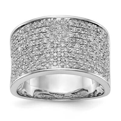 Micro Pave Diamond Band 14k White Gold RM3256B-100-WAA, MPN: RM3256B-100-WAA,