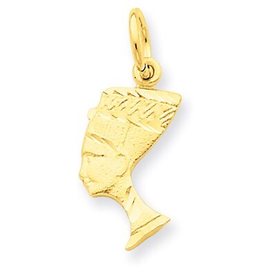 Nefertiti Charm 14k Gold C444, MPN: C444, 883957860473