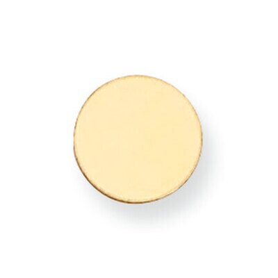 Round Stamping 14k Yellow Gold YG1005, MPN: YG1005,