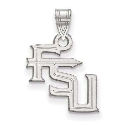 Florida State University Small Pendant 10k White Gold 1W059FSU, MPN: 1W059FSU, 886774791111