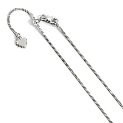 Leslie&#39;s Adjustable Snake Anklet 11 Inch Sterling Silver HB-FC21-11, MPN: FC21-11, 191101746222