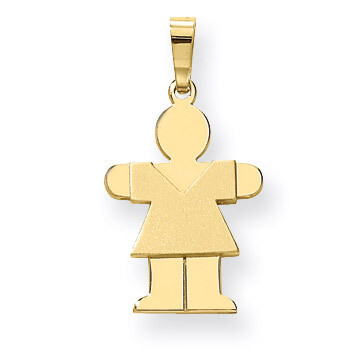 Girl Charm 14k Gold XK115, MPN: XK115, 883957377117