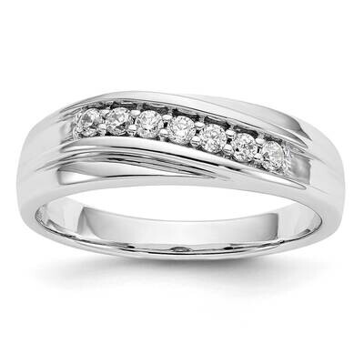 Diamond Men&#39;s Band 14k White Gold RM3468B-025-WAA, MPN: RM3468B-025-WAA, 196904148679