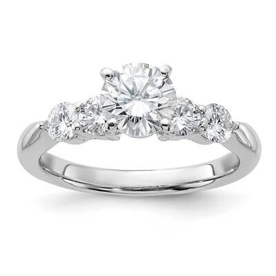 1 5/8ct. G H I True Light Moissanite Engagement Ring 14k White Gold SM15745-C100EMT, MPN: SM15745-C…