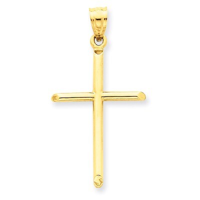 Cross Pendant 14k Gold Polished D1660, MPN: D1660, 637218047062