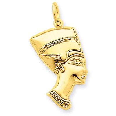 Nefertiti Charm 14k Gold D3445, MPN: D3445, 886774618265