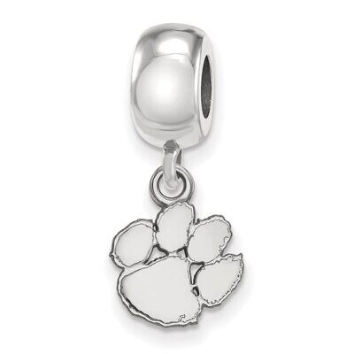Clemson University Bead Charm Extra Small Dangle Sterling Silver SS035CU, MPN: SS035CU, 886774680132