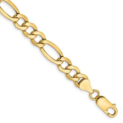 9 Inch 7.3mm Semi-Solid Figaro with Lobster Clasp Chain 14k Gold BC97-9, MPN: BC97-9, 883957170091