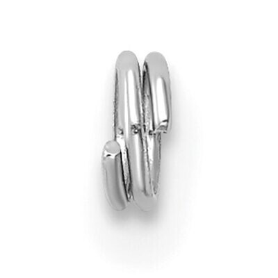 24 Gauge 3.5mm Round Split Ring 14k White Gold WG2172, MPN: WG2172,