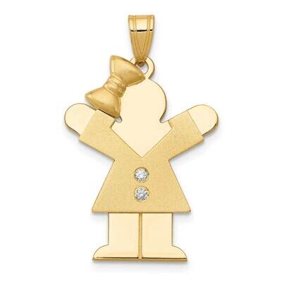 AAA Diamond Kid Pendant 14k Gold XK463AAA, MPN: XK463AAA, 883957117232