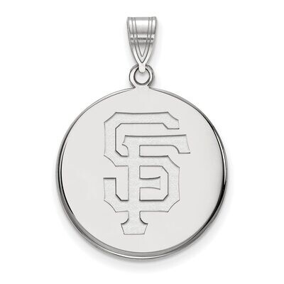 San Francisco Giants Large Disc Pendant 14k White Gold 4W040GIT, MPN: 4W040GIT, 886774847580
