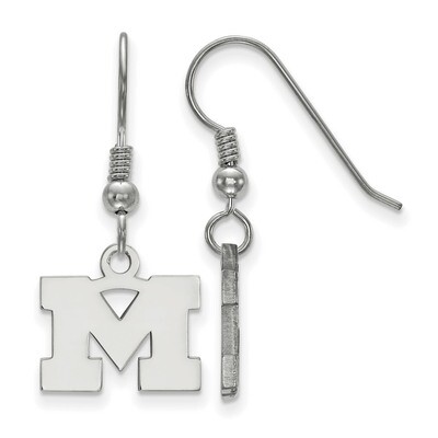 Michigan University of x-Small Dangle Earrings Sterling Silver SS006UM, MPN: SS006UM, 886774957562