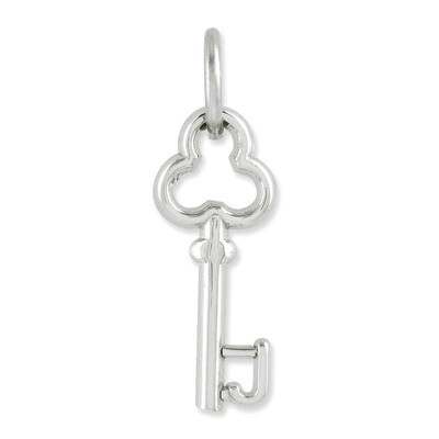 J Key Charm 14k White Gold K3434J, MPN: K3434J, 883957133294