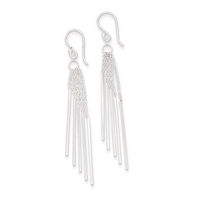 Five Chains &amp; Bars Earrings Sterling Silver QE9034, MPN: QE9034, 886774750194