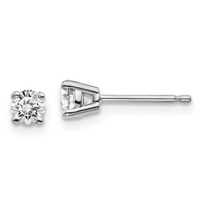 1/3ctw Certified VS/SI D E F Lab Grown Diamond 4-Prong Earrings 14k White Gold EM1006-033C-WLD, MPN…