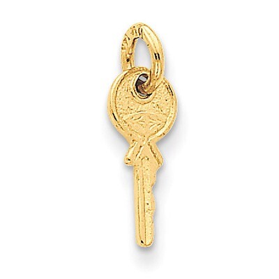 Small Key Charm 14k Gold K1669, MPN: K1669, 883957901428