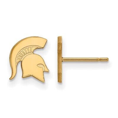 Michigan State University x-Small Post Earring Gold-plated Silver GP050MIS, MPN: GP050MIS, 88677494…