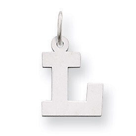 Small Block Initial L Charm 14k White Gold YC665L, MPN: YC665L, 883957973074