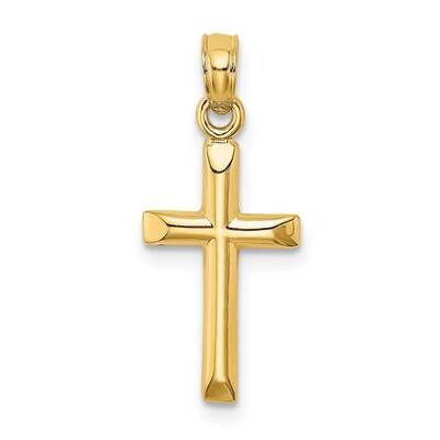 Cross Charm 14k Gold Polished K8375, MPN: K8375, 637218016495
