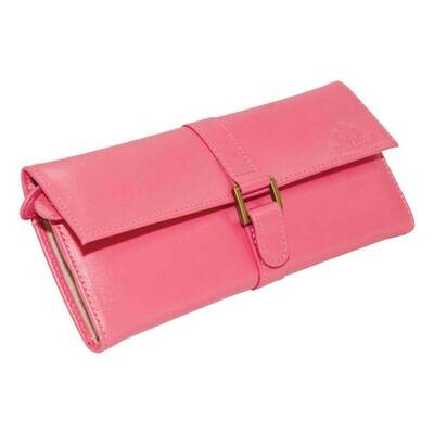 Ryan Pink Leather Jewelry Roll GM12951, MPN: GM12951, 841316025550