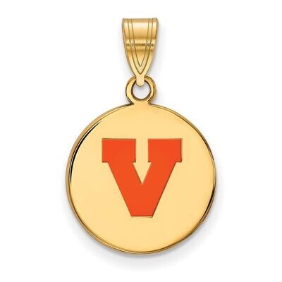 University of Virginia Medium Enamel Disc Pendant Gold-plated Silver GP076UVA, MPN: GP076UVA, 88677…