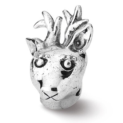 Reindeer Bead - Sterling Silver QRS1970, MPN: QRS1970, 883957505725