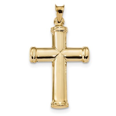 Stamping Cross Pendant 14k Gold Polished K6217, MPN: K6217, 883957182353