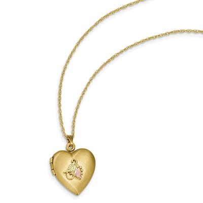 Black Hills Locket 14k Gold-filled with 12k Gold Accents 10BH673-18, MPN: 10BH673-18, 31902366253