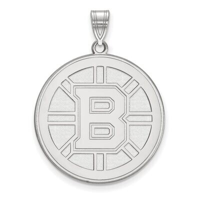 Boston Bruins x-Large Pendant 10k White Gold 1W005BRI, MPN: 1W005BRI, 886774733111