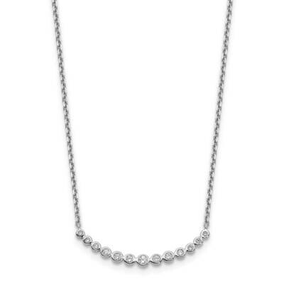 Necklace 14k White Gold Diamond PM1005-025-WA-18, MPN: PM1005-025-WA-18, 883957206585